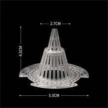 Flower Pot Bottom Filter, Durable Plastic Cone-Shaped Root Protector, Cage Structure, Prevents Rotting And Enhances Drainage, Suitable For Indoor And Outdoor Flower Pots, Indoor Gardening Accessory - Multicolor - View 9
