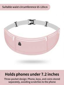 Unisex Sports Waist Bag, Suitable For Running, Hiking, Fitness And Night Running, Can Hold Phone, Reflective Strip Design Suitable For Night Running - Multicolor - View 13