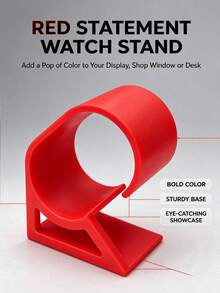 Multifunctional Watch Stand, Minimalist Universal Design, Suitable For Leather/Metal/Silicone Watch Bands, Scratch-Resistant, Wear-Resistant, Anti-Slip, Desktop Watch Storage System Set, Desktop Decoration, Party Supplies, Holiday Decor, Best Watch Storage Gift - A - View 6