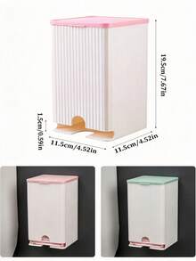 Wall-Mounted Sanitary Napkin Storage Box & Tissue Holder - Waterproof Durable Small Item Organizer Space-Saving Dust-Proof For Bathroom Bedroom Kitchen Office Fall Winter Home Essential - Multicolor - View 6
