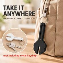 2pcs Mini Lollipop Packaging Opener Keychain, Easy Grip Candy Wrapper Opening Tool, Portable Key Ring Accessory, Suitable For Men And Women Outdoor Camping Hiking, Cute Daily Decoration - Multicolor - View 7