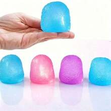 1pc/Random - Bestselling Stress Ball, Rainbow Candy Texture Cube, Slow Rebound Squeeze Candy Toy, Suitable For Teens And Adults, Super Hard Jelly-Like Squeeze Ball, Sensory Stimulation, Stress Relief, Perfect Birthday, Party, Holiday Gift! - Multicolor - View 3