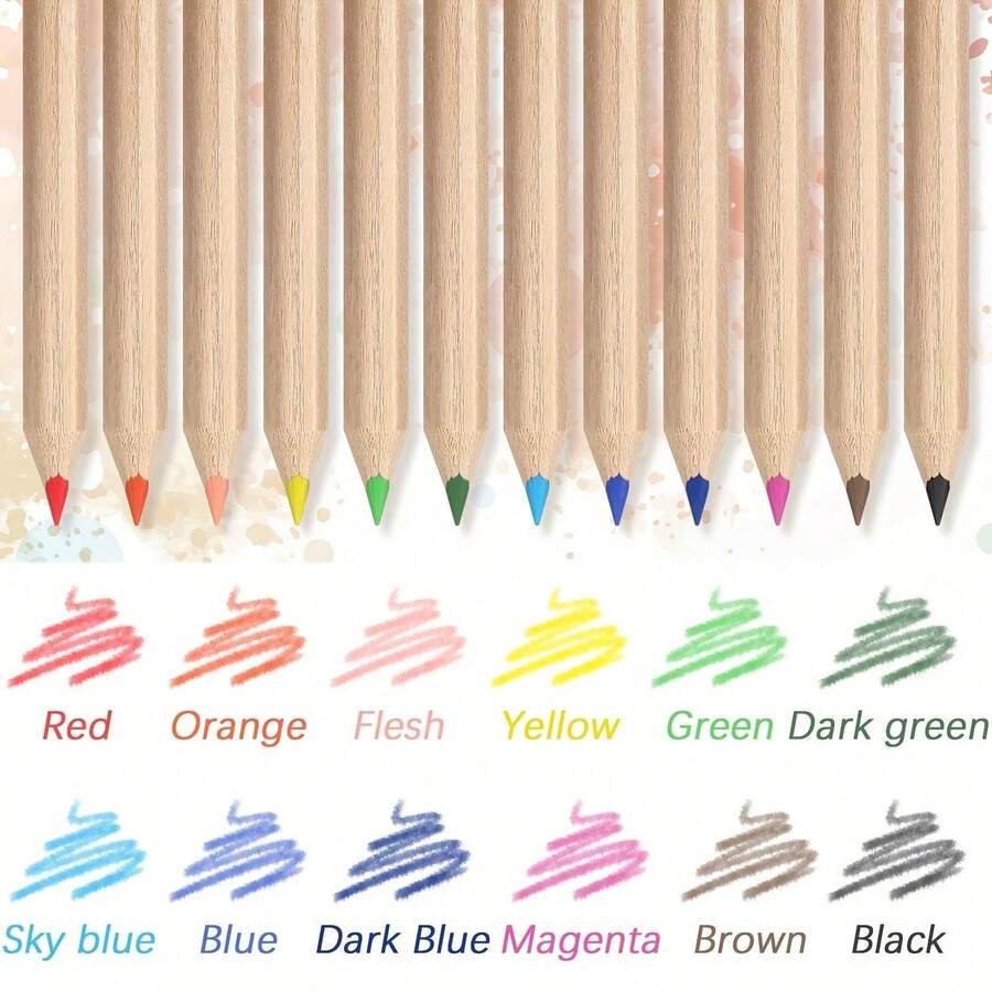 somoving 14pcs Mini Colored Pencil Set, Divided Into 15 Boxes, Each ...