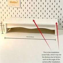 White Baby Nursery Organizer Shelf With Cutout Drawers, Desktop Storage Rack For Diapers Towels And Baby Care Essentials, Christmas Thanksgiving Gifts - Multicolor - View 3