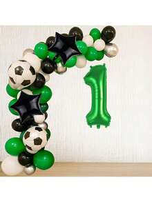 1pc Extra Large 40" Green Number Foil Balloon For Birthday & Anniversary Party Decorations - Green - View 3