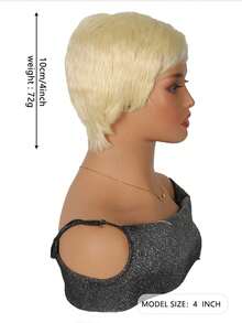 Pixie Cut Wigs Synthetic Short Pixie Haircut Wig With Bangs Glueless Layered Wig Wavy Wigs For Women,Natural Daily Use Hair Wig - Multicolor - View 5