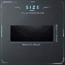 Wave Line Mouse Pad Black Texture Desk Mat Extended XL MousePad Office Desk Accessories Multicolor Non-Slip Stitched Edge Computer Mat For Desk 35.4x15.7 Inches Rubber Base Laptop Keyboard Pad For Home Office & Gamers,Durable And Spill-Resistant - View 11