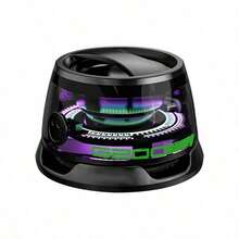 Outdoor Magnetic Bluetooth Speaker, Home Gift, Wireless Portable Mini Travel Stereo Speaker With RGB Lights And Phone Holder, Compatible With IOS - Multicolor - View 10