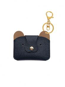 Dompet Koin Motif Biji Leci; Kantong Lucu untuk Earbud atau Lipstik; Gantungan Dompet Koin Berbentuk Beruang yang Kreatif, Aksesori Tas Praktis dan Hadiah Natal - MultiWarna - View 13