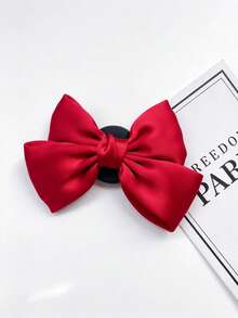 1pc Satin Bow Phone Airbag Stand, Elegant Solid Color Bow Phone Holder, Portable Foldable Phone Accessory - Multicolor - View 8