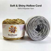 30m Hand-Knitted Thread, Suitable For DIY Handmade Crochet Bag Thread, Gift Packaging And Christmas Decoration Accessories, Crochet, Lace And Home Decor - Handicrafts And Holiday Projects, Home Decor Can Be Used For Christmas Decoration Making - Multicolor - View 2