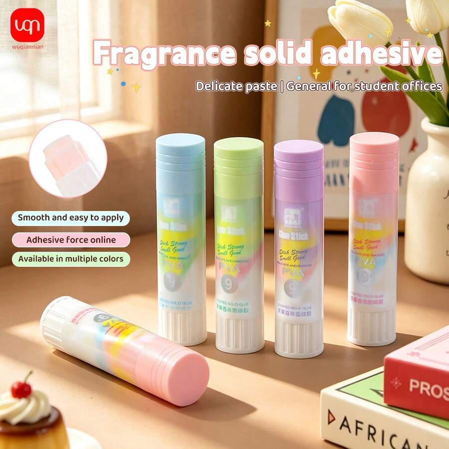 6pcs Scented Office Solid Glue Sticks 5/9/15/21g Random Colors, Twist ...