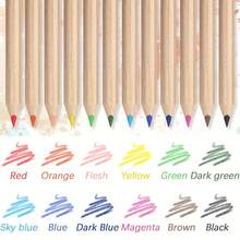somoving 1set Mini Drawing Class Colored Pencil Bulk 3.5 In Back To School Supplies Portable Short Fat Per Set 12 Different Color Pencil With Sharpener Eraser Pen For Christmas Favors - Multicolor - View 4