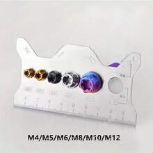 2pcs Screw And Nut Measuring Calipers, Precise Thread And Distance Measuring Tool, Stainless Steel Tube Material, High Strength, Good Elasticity, Wear-Resistant And Rust-Proof, Accurate Measurement - 2 Pieces - View 6