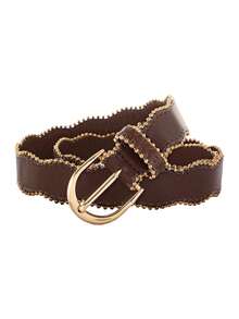 1pc Women's Classic Fashion Simple Casual Leather Belt With Buckle, Versatile For Dresses, Jeans, Daily Wear, Office And Commute - Pin Buckle Belt - View 11