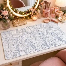 1pc Whale Shark Line Art Desk Mat, Minimalist Ocean Marine Creature Print Large Table Mat, Non Slip Desktop Protector For Home Office Decor - View 23