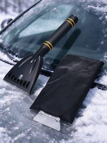 汽車擋風玻璃除冰刮雪組合套裝，附泡沫手柄，抓握舒適雪鏟，適用於除雪、除霜除冰，保暖防護設計，汽車清潔用品，露營汽車用品，汽車用途 - 多種款式 - 查看 10