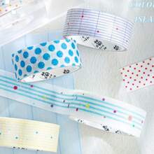 Colorful Candy Island Series Minimalist Polka Dot Glitter Washi Tape, All-Match Versatile Material DIY Journal Background Tape - Glitter Washi Tape - View 1