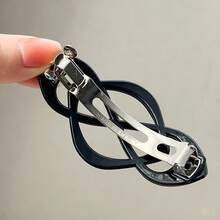 1pc Women's Black, Khaki, Blue, Brown Plastic Multifunctional Hair Clip, Suitable For Bathing, Washing Face, And Matching Clothes - Multicolor - View 5