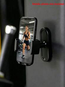 Magnetic Gym Phone Holder, 360° Adjustable Hands-Free Workout Equipment Phone Stand, Magnetic Bracket, Gym Bracket, Phone Holder - Multicolor - View 10
