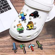 Hasbro Minecraft Shoe Charms Cartoon PVC Soft Rubber Shoe Buckles DIY Accessories For Clogs And Shoes - Multiple Styles - View 2