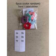 3/6/12pcs Colorful Flower Silicone Elastic Key Covers, Flower-Shaped Key Caps, Easy To Identify, Random Color, Suitable For Sisters And Friends, Valentine's Day/Mother's Day/Birthday Gift - Flower-shaped - View 13