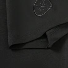 LI‑NING WADE Series Men's Short‑Sleeve Graphic T‑Shirt Casual Crew Neck Cultural Tee AHSW967 - Black - View 7