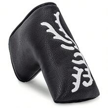 1PC Golf Blade Putter Headcover, Premium Textured PU Tiger Embroidery Putter Cover, Golf Putter Head Cover For Blade Style Putters, Golf Gift For Golfers, Green/Black/White Available - Multicolor - View 11