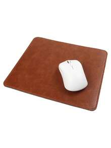 1 buah Alas Mouse Kulit, Tahan Air, Cocok untuk Meja Komputer, Bagian Bawah Karet dengan Partikel Anti-Selip, Alas Mouse Notebook - MultiWarna - View 6