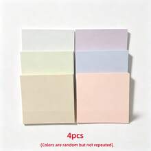 6 Packs Morandi Color Sticky Notes, 7.5 X 7.5 Cm (3 X 3 Inches), Suitable For Home, Office And Notebooks, 50 Sheets Per Pack - one-size - View 13