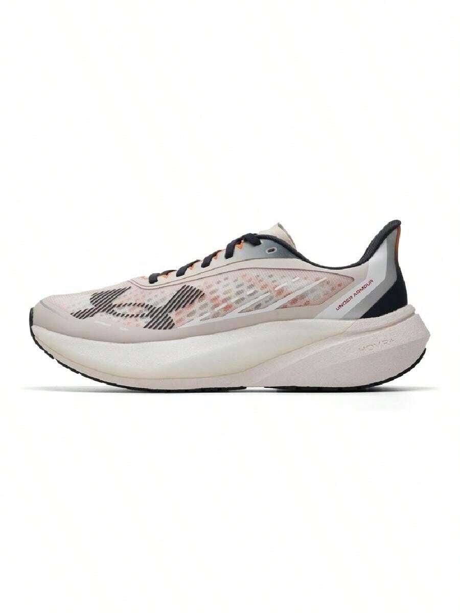 Under Armour Men's Running Shoes, Breathable Long Distance Training Running Shoes, 6006030-280 - Rock White - View 1