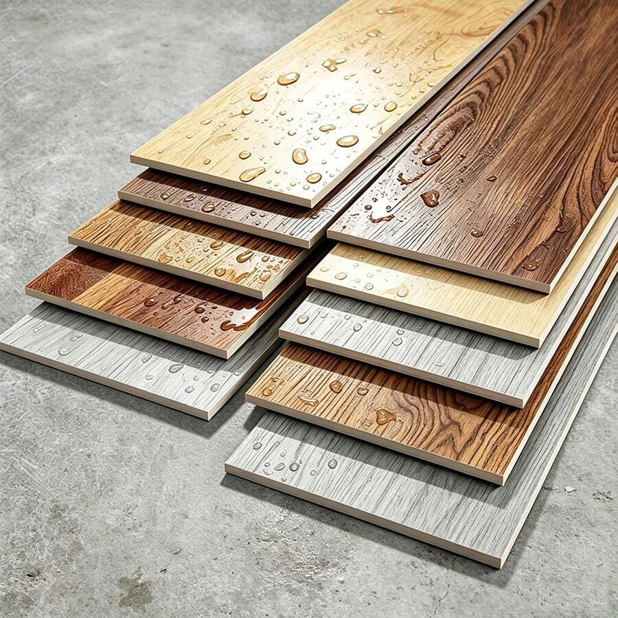 10/50pcs 3D Wood Grain Vinyl Floor Tiles, Peel And Stick, Removable And Reusable, For Home Decor, Living Room, Bedroom Floor Decoration - Refurbished Floor Stickers - View 1