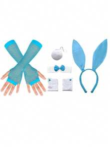 1pc Women's Rabbit Ear Headband Accessory, Cute & Sexy Rabbit Girl Headpiece For Nightclub, Halloween, Brazilian Carnival, Outfit Accessory, Gift - Multicolor - View 15