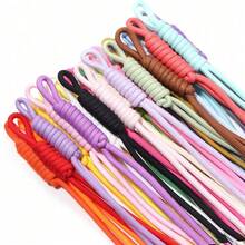 6/12/28/50/100/200pcs Handmade Woven Nylon Phone Lanyard Keychain Rope, 24-28cm Length, Pendant/Bag Charm DIY Handmade Daily Decoration Knotted Nylon Rope, Jewelry Making Supplies,Keychain Set, Durable And Fashionable, Suitable - Multi-color - View 10