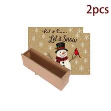 (Hot !!) 1pc 2D Printed Christmas Snowman Design, Flat Stove Protector Mat, Rubber Anti-Slip Heat-Resistant Stove Cover Pad, Suitable For Induction Cooktop, Glass Stove, Multi-Function Scratch-Resistant Mat, Best Choice For Oven, Washing Machine, Dryer, Kitchen Decoration - Multicolor - View 12