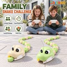 unilabo Remote Control Big Eye Snake Toy, Remote Control Animal Snake Shaped Toy Car With Sound And Light Effects, Classic Snake Eating Game, Interactive Racing Toy, Suitable For Party Favors, Back To School, Travel, Classroom Rewards, Birthday Gifts, Halloween - Multicolor - View 4