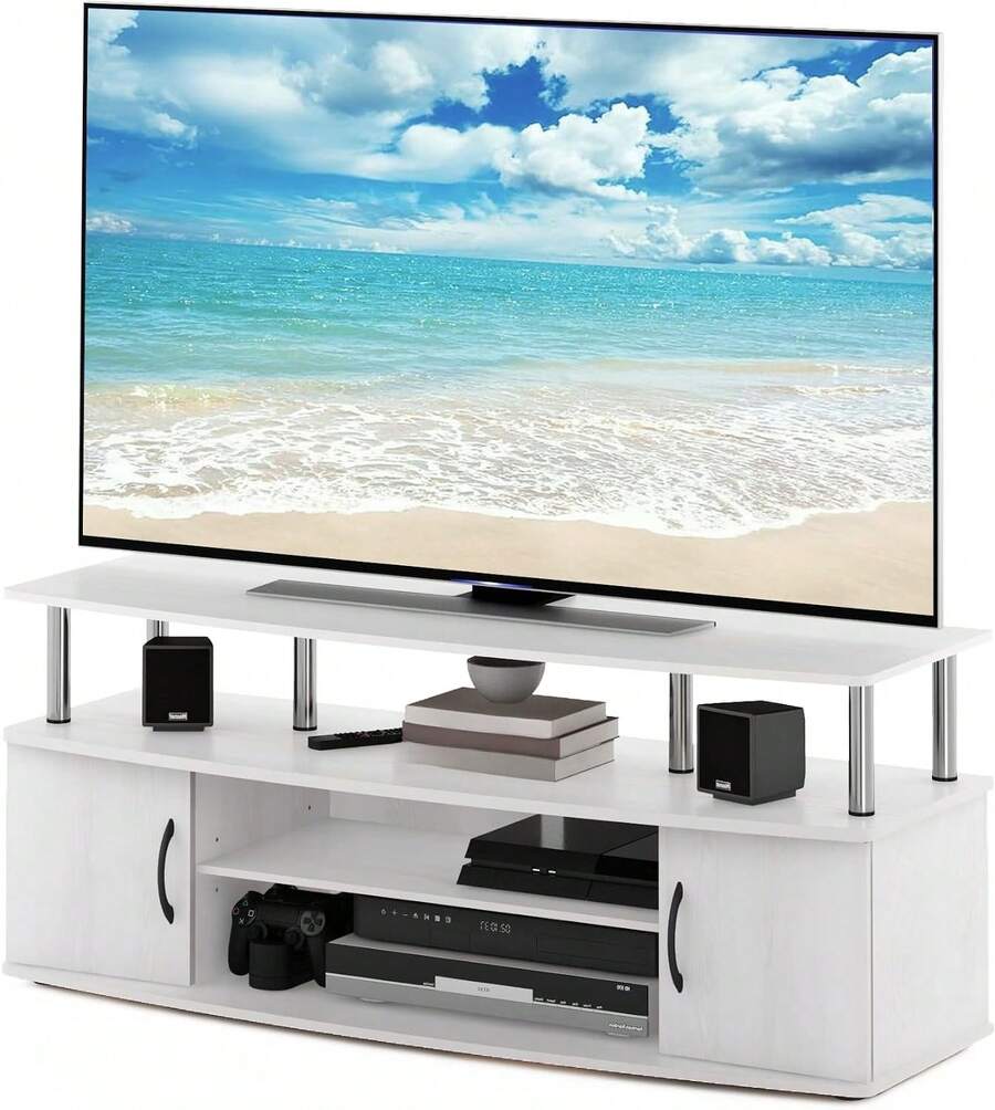Television Stands & Entertainment Centers - White - View 1