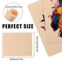 20/10/8/1pc Blank Tattoo Practice Skin, Eyebrow Practice Skin, Suitable For Beginners And Experienced Tattoo Artists - View 4