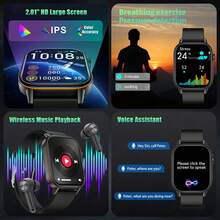 Smartwatch Modis Terbaru dari LIGE: Layar Besar 2,01 Inci, Baterai 420mAh, Notifikasi Panggilan dan Pesan Nirkabel, Lebih dari 100 Mode Olahraga, Pelacak Aktivitas | Smartwatch Modis | Smartwatch - View 8