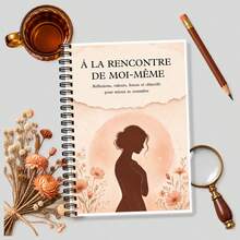 Buku Catatan Spiral dalam Bahasa Prancis untuk Wanita dengan Panduan Penemuan Diri, Halaman Refleksi Harian dan Rasa Syukur, Aktivitas Nilai Pribadi, Daftar Periksa Kekuatan, Penetapan Tujuan, Pelacakan Kebiasaan, dan Ruang Menulis - A5 - View 5