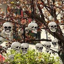 5pcs Halloween Skull Mini Skulls, Halloween Party Decoration Props, Desktop Decor - Multicolor - View 2