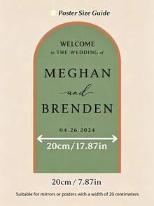 Customizable Wedding Mirror Stickers - Personalized Date And Name, Elegant White Wedding Stickers, Suitable For Bridal Shower, Birthday, Housewarming - High-Quality Paper, No Power Required, Wedding Decor, Mirror Shape Design, Suitable For Valentine's Day, Wedding Events And Party Supplies High-Quality Printing - Multicolor - View 9