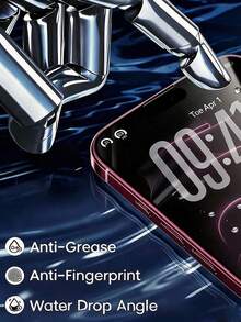 MSRI 3pcs/Pack Full Coverage Privacy Screen Protector, High Hardness Tempered Glass Material, Anti-Peeping While Maintaining Hardness, Screen Resistant To Cracking, Scratch-Resistant, Wear-Resistant, Impact-Resistant, Smooth Surface, Sensitive Touch, Suitable For Phone Cases, Compatible With Iphone Duo/18 Promax/18 Pro/18/17e/17 Pro Max/17 Pro/17Air/17/16 Pro Max/16 Pro/16 Plus/16/15 Pro Max/15//14/13/12 And Other Models. - Black - View 5