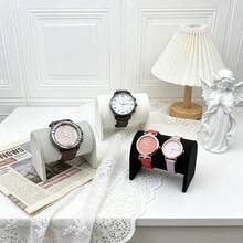 1pc Microfiber Watch Display Stand, Watch Storage Rack, Necklace Bracelet Storage Rack, Bracelet Watch Storage Rack, Display Stand, This Rack Can Be Used As Watch, Necklace, Bracelet And Bangle Storage Rack - Multicolor - View 4