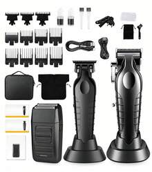 KM Hair Clipper Kit For Barber Shop TXDLFJ-S9 - Black - View 1