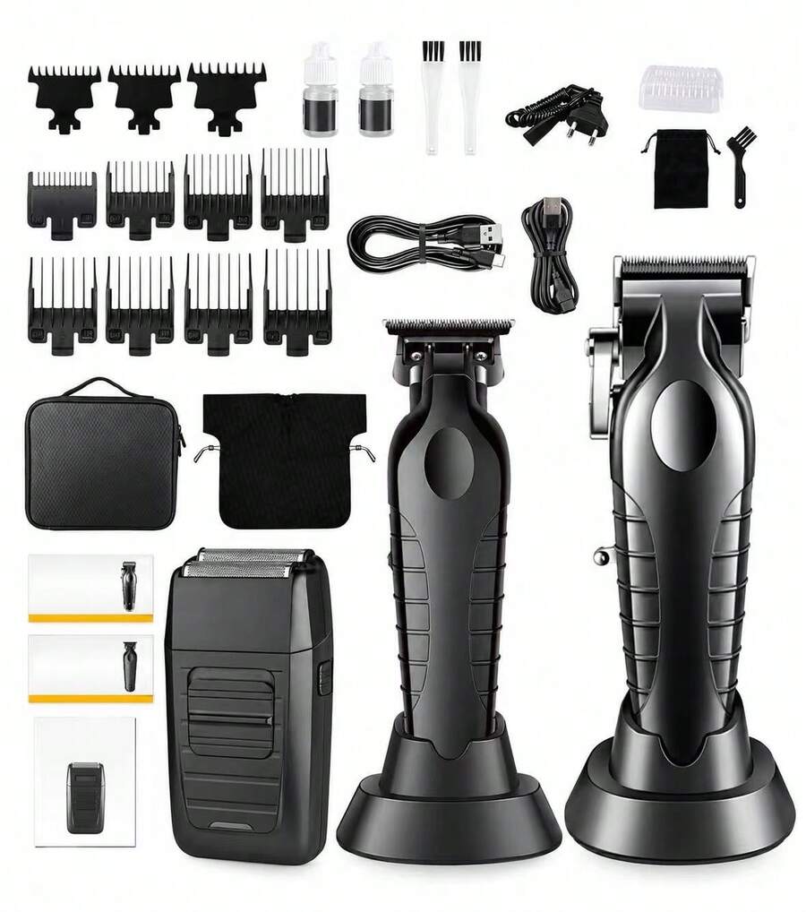 KM Hair Clipper Kit For Barber Shop TXDLFJ-S9 - Black - View 1