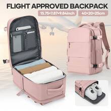 Large Capacity Men's Backpack, Lightweight Carry-On Bag, Airline Approved Travel Backpack, Carry-On Luggage With Shoe Compartment And Organizer Pockets, Waterproof Multifunctional Weekend Travel Backpack, Suitable For Travel And Business, Fashionable Travel Backpack - Multicolor - View 14
