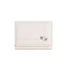 1 PC Simple And Cute Bowknot Design Short Wallet For Girl, Cute And Large Capacity Card Holder, Girly Style Multi-Card Slot ID Holder - Multicolor - View 13