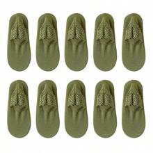 chuanwa(2) 5 Pairs Of Women's Winter Soft And Thick Warm Ankle Socks With Elegant Lace Ruffle Design And Anti Slip Silicone Sole Suitable For Daily Wear - Multicolor - View 16