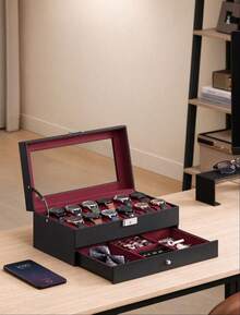 SONGMICS Watch Boxes & Organizers - Black - View 1